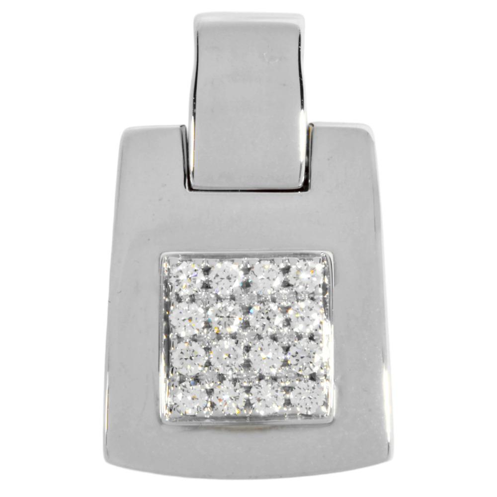 CHAUMET 18k Silver Diamond Necklace